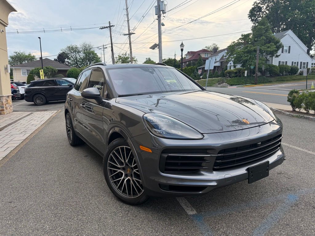 Gray 2022 Porsche Cayenne S Platinum Edition AWD SUV / Crossover All-Wheel Drive 8-Speed Automatic