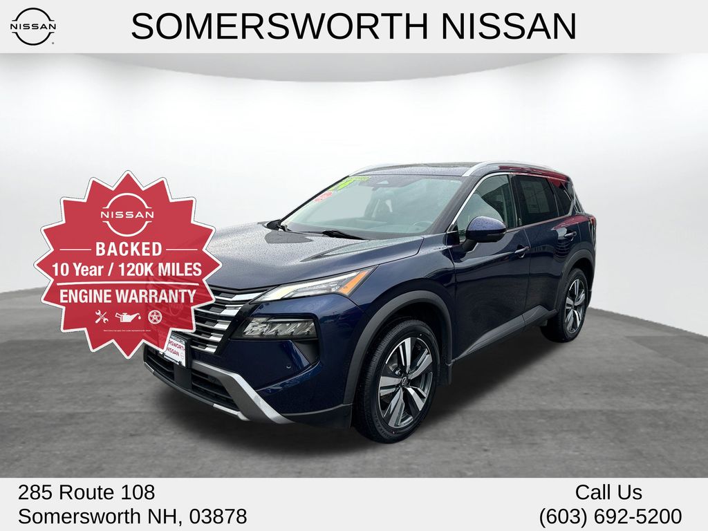 Deep Ocean Blue Pearl 2024 Nissan Rogue SUV / Crossover All-Wheel Drive Continuously Variable Transmission