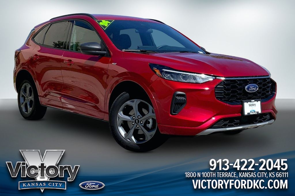 Rapid Red Metallic Tinted Clearcoat 2024 Ford Escape ST-Line AWD SUV / Crossover All-Wheel Drive 8-Speed Automatic
