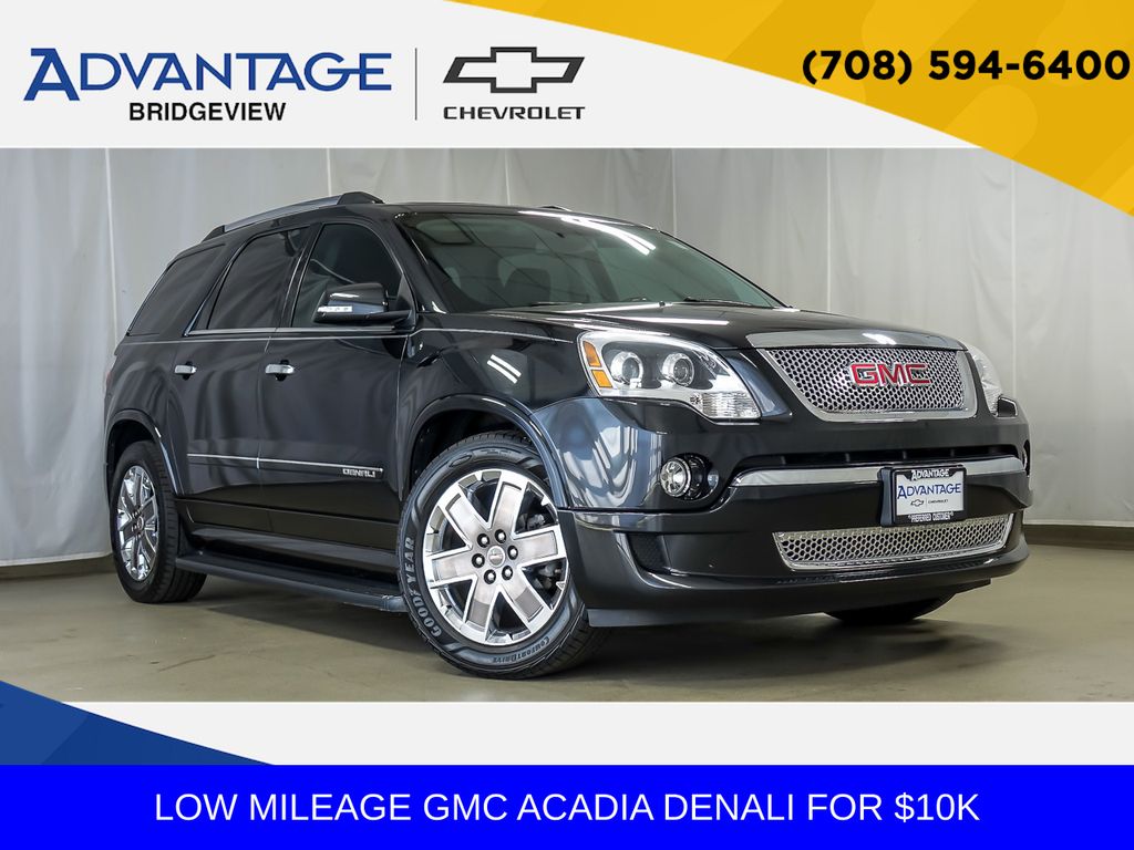 Carbon Black Metallic 2012 GMC Acadia Denali AWD SUV / Crossover All-Wheel Drive 6-Speed Automatic Overdrive