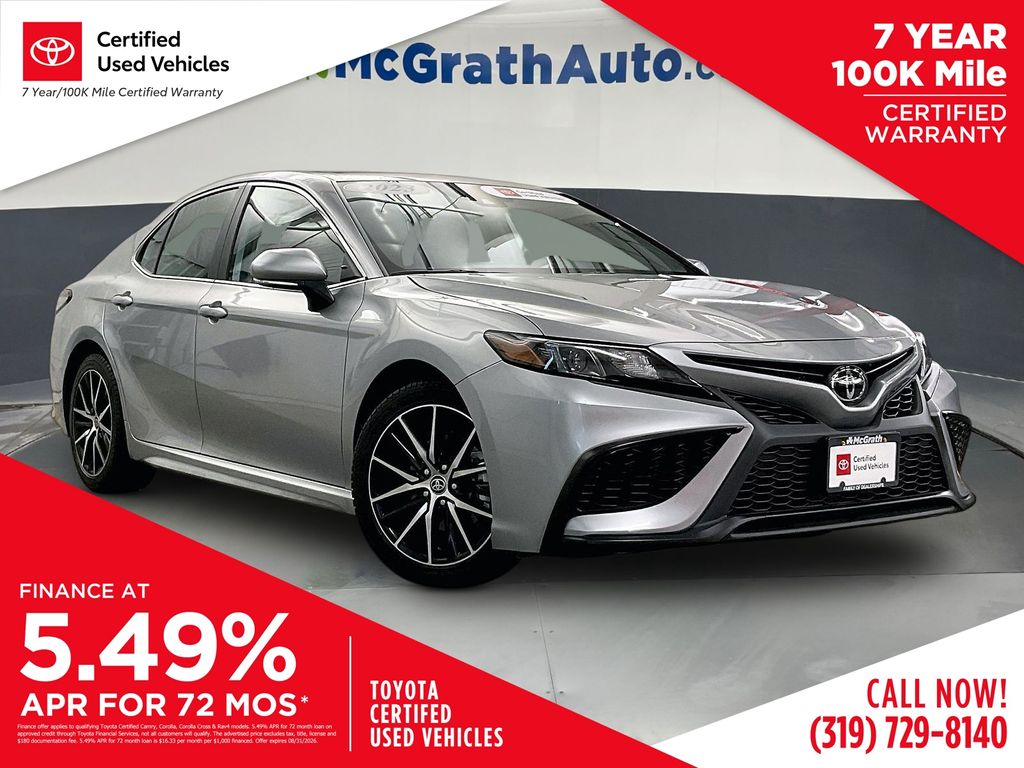 Celestial Silver Metallic 2023 Toyota Camry Sedan Front-Wheel Drive 8-Speed Automatic