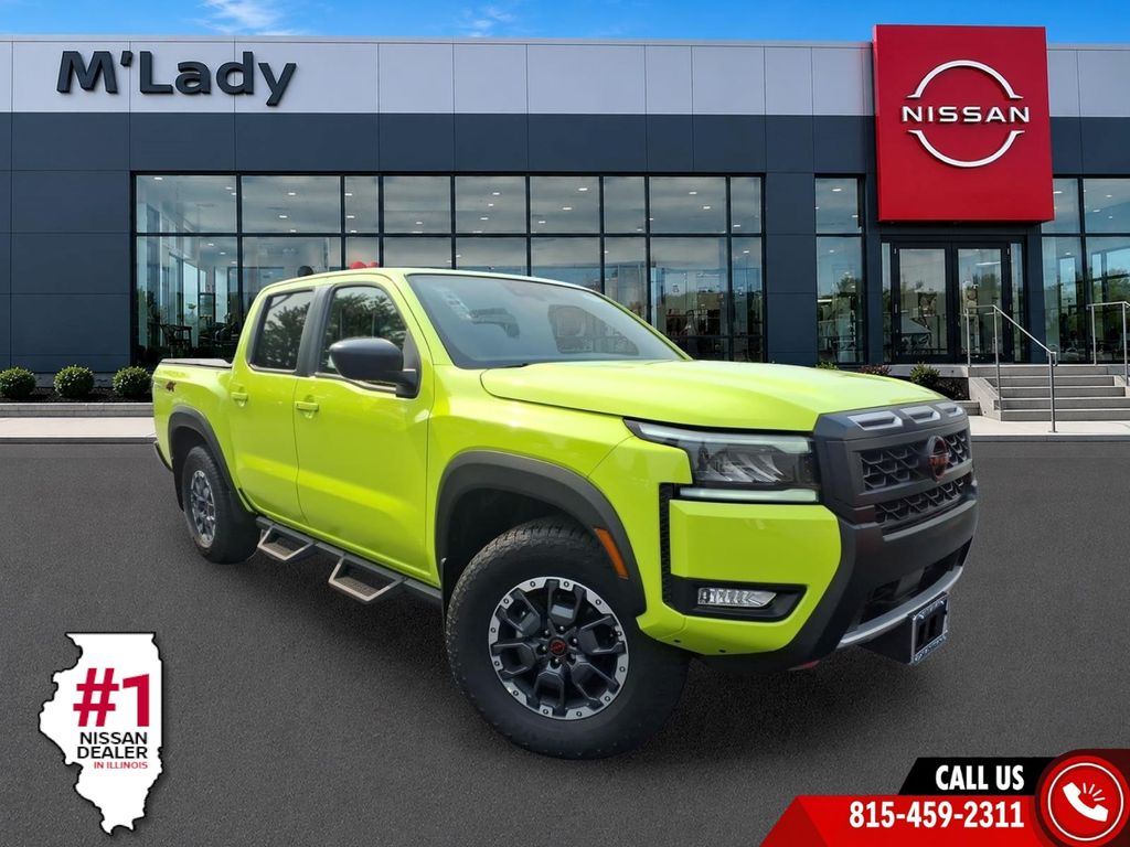 Citrus Strike 2026 Nissan Frontier Pickup Truck Four-Wheel Drive 9-Speed Automatic Overdrive