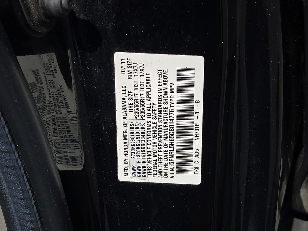 2012 Honda Odyssey