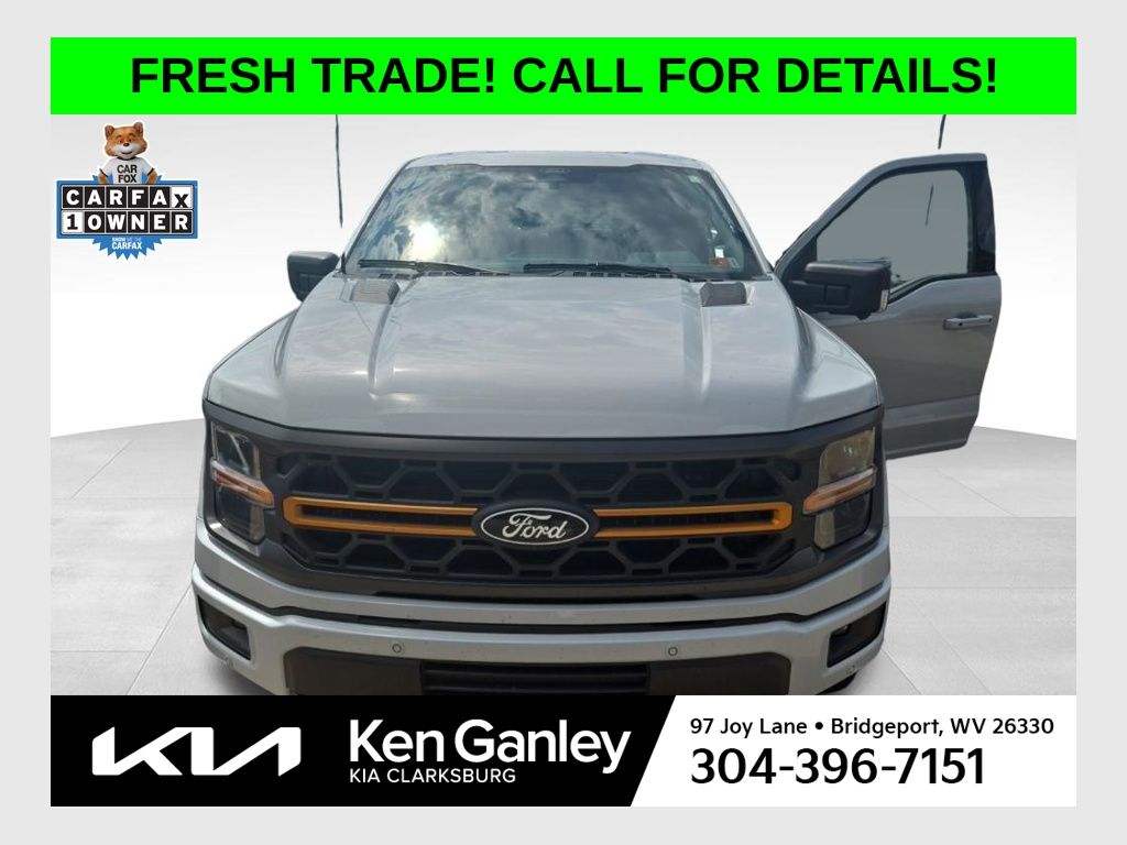 White Metallic 2025 Ford F-150 Pickup Truck Four-Wheel Drive Automatic