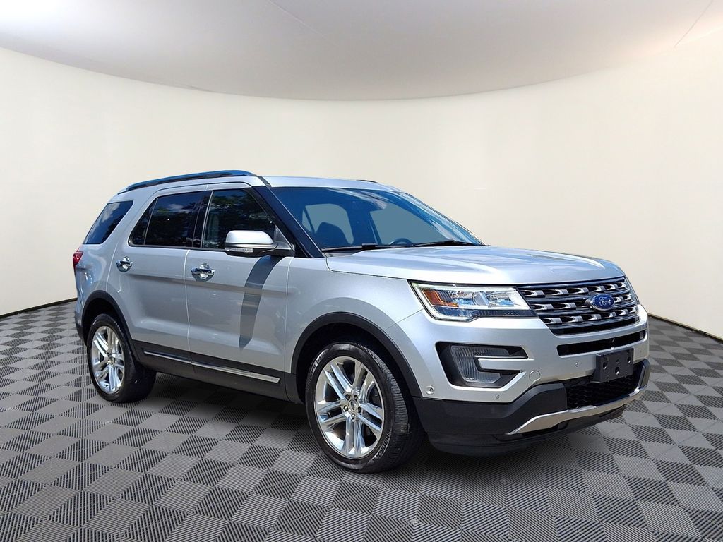 Ingot Silver 2017 Ford Explorer Limited AWD SUV / Crossover All-Wheel Drive 6-Speed Automatic