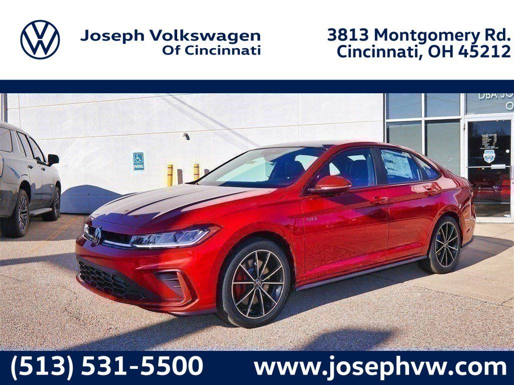 Red 2026 Volkswagen Jetta GLI Autobahn FWD Sedan Front-Wheel Drive 7-Speed Dual Clutch