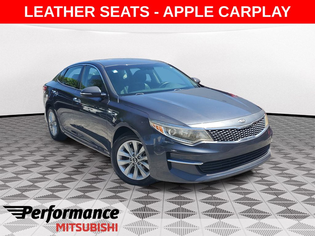 Gray (Platinum Graphite) 2018 Kia Optima Sedan Front-Wheel Drive 6-Speed Automatic