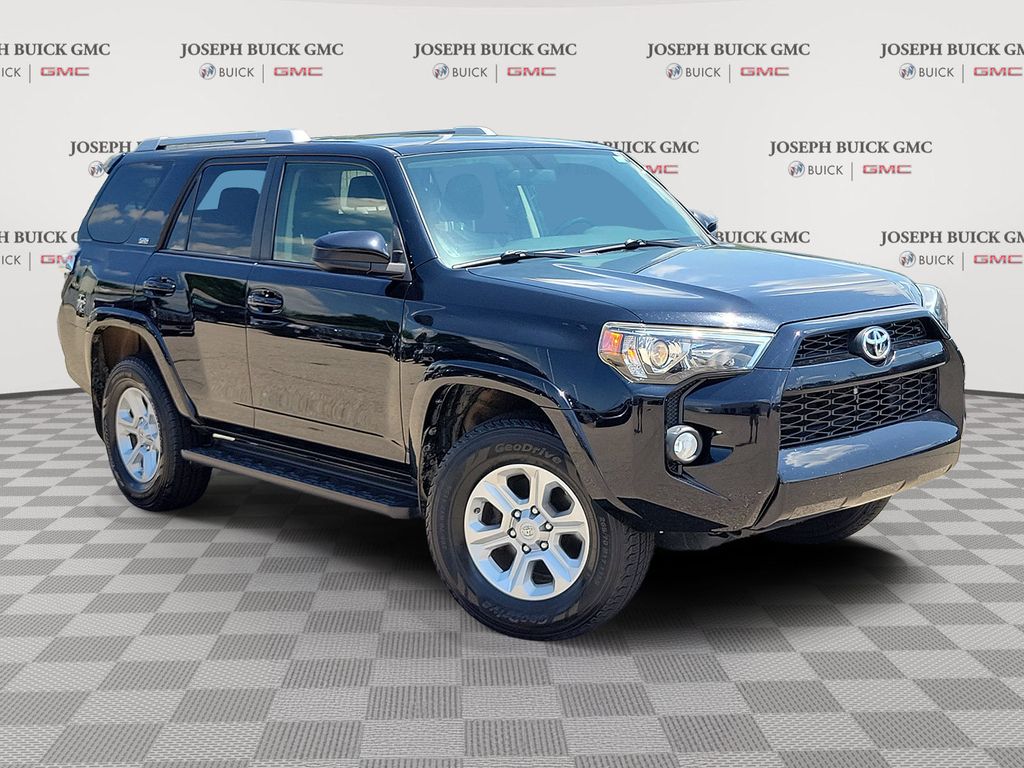 Midnight Black Metallic 2017 Toyota 4Runner SUV / Crossover Four-Wheel Drive 5-Speed Automatic Overdrive