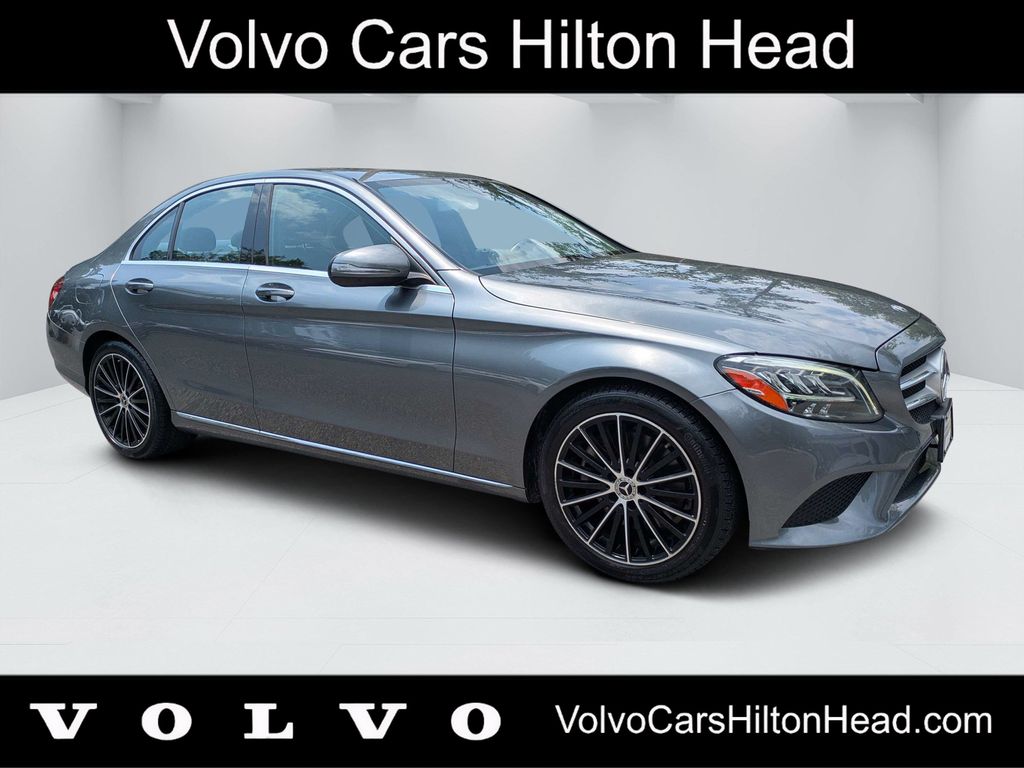 Gray 2019 Mercedes-Benz C-Class Sedan Rear-Wheel Drive 9-Speed Automatic