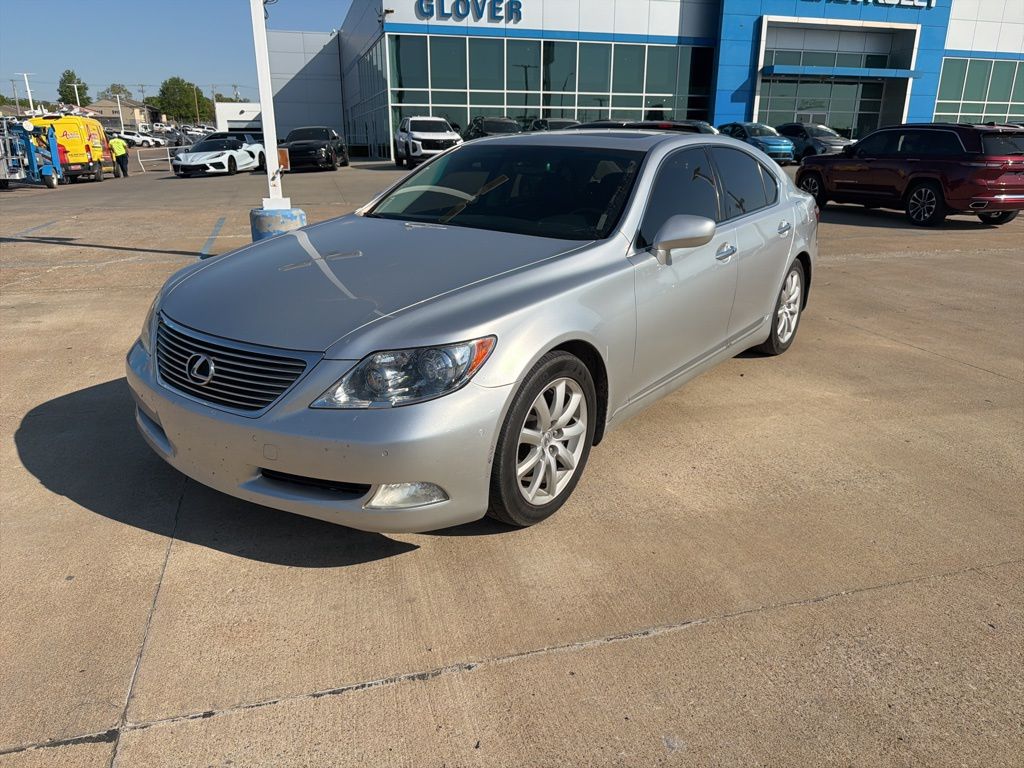 Silver 2008 Lexus LS 460 RWD Sedan Rear-Wheel Drive 8-Speed Automatic