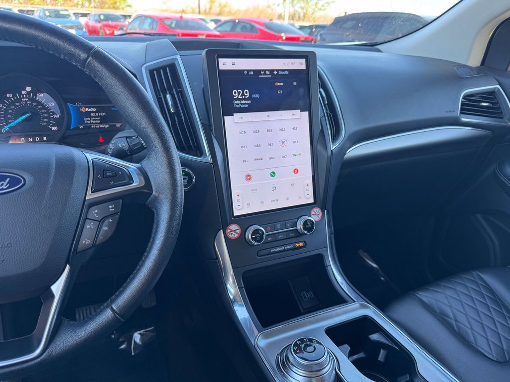2024 Ford Edge Titanium Blue at North Houston Mitsubishi
