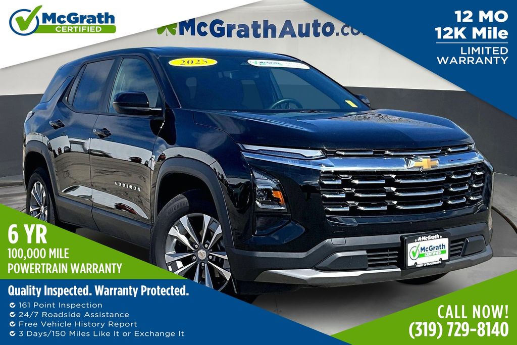 Mosaic Black Metallic 2025 Chevrolet Equinox SUV / Crossover Four-Wheel Drive 8-Speed Automatic
