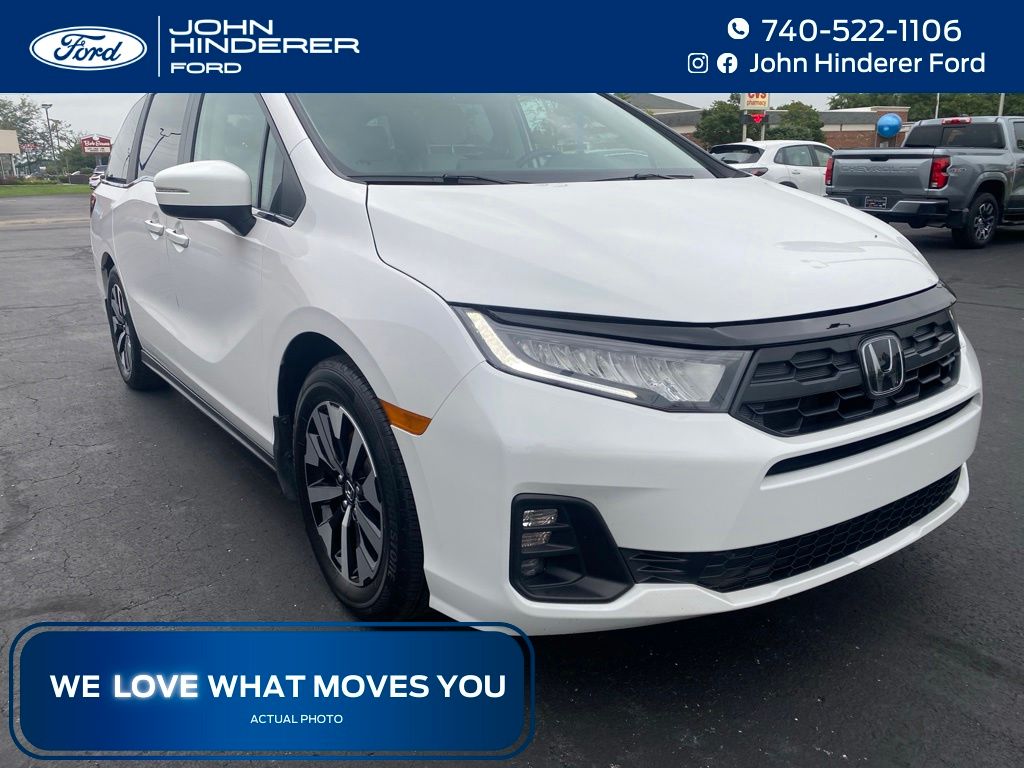 Platinum White Pearl 2025 Honda Odyssey Minivan Front-Wheel Drive Automatic