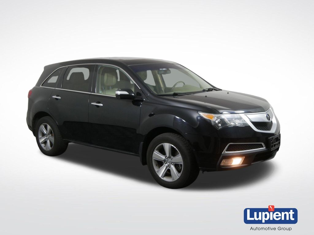 Crystal Black Pearl 2012 Acura MDX SUV / Crossover All-Wheel Drive 6-Speed Automatic