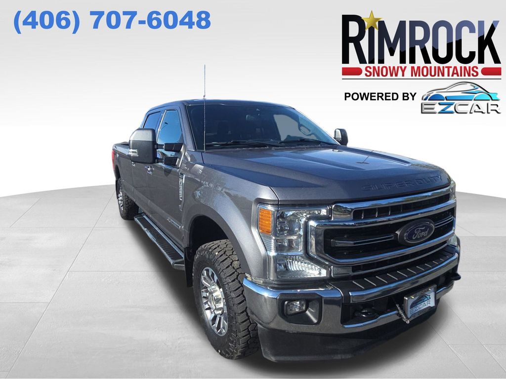 Carbonized Gray Metallic 2022 Ford F-350 Super Duty Lariat Crew Cab 4WD Pickup Truck Four-Wheel Drive Automatic