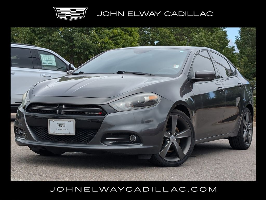 Gray (Granite Crystal Metallic Clearcoat) 2015 Dodge Dart GT FWD Sedan Front-Wheel Drive 6-Speed Automatic