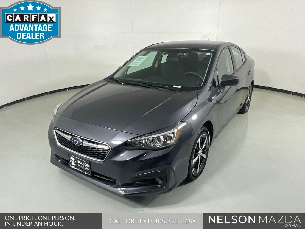 Magnetite Gray Metallic 2019 Subaru Impreza 2.0i Premium Sedan AWD Sedan All-Wheel Drive Continuously Variable Transmission