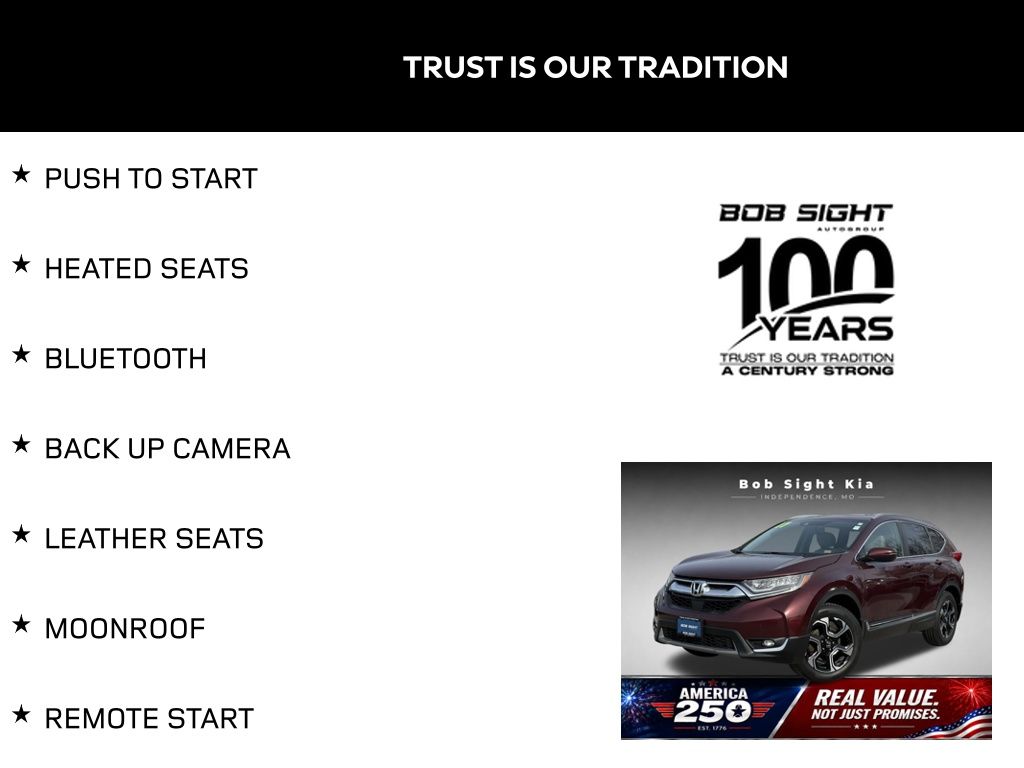 Used 2017 Honda CR-V Touring with VIN 5J6RW2H97HL044893 for sale in Kansas City