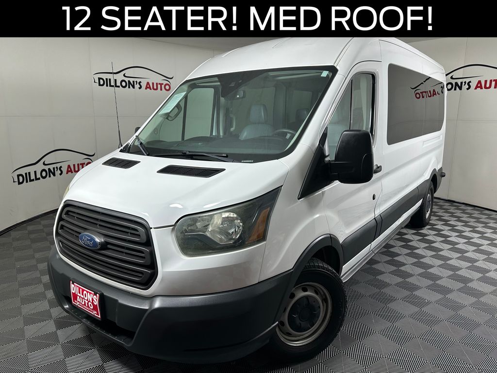 2016 Ford Transit Passenger 350 XL Medium Roof LWB RWD with Sliding Passenger-Side Door   