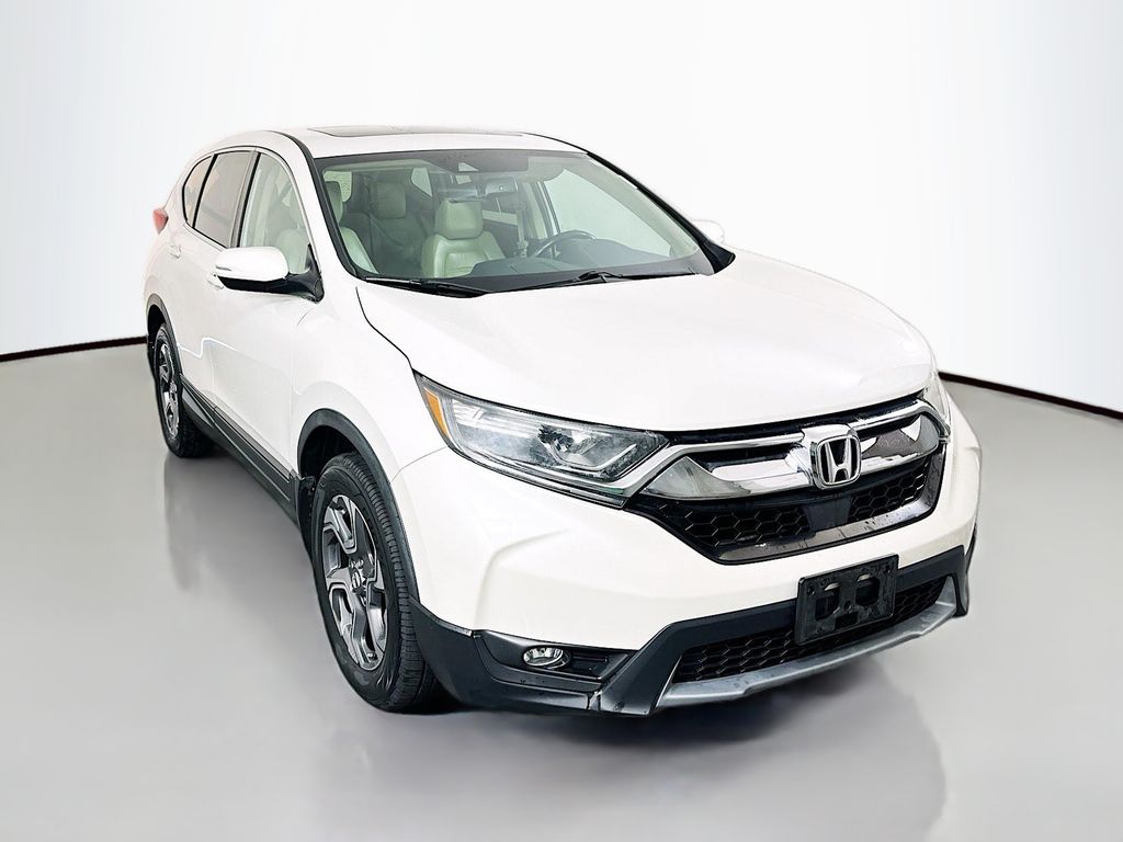 White Diamond Pearl 2018 Honda CR-V EX-L AWD SUV / Crossover All-Wheel Drive Continuously Variable Transmission
