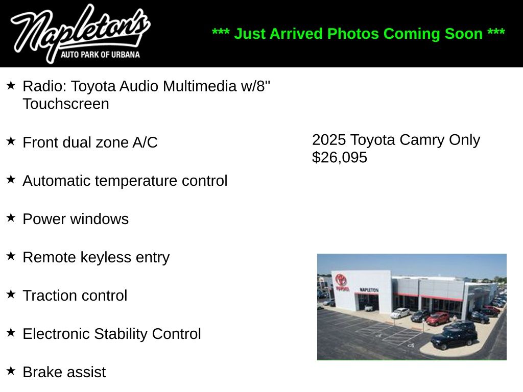 2025 Toyota Camry LE FWD