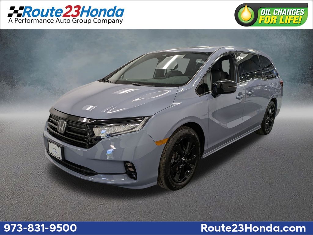 Sonic Gray Pearl 2023 Honda Odyssey Minivan Front-Wheel Drive Automatic