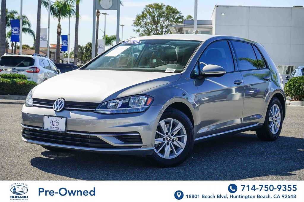 Tungsten Silver Metallic 2019 Volkswagen Golf S FWD Hatchback Front-Wheel Drive 8-Speed Automatic