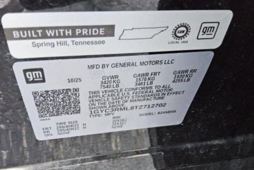 2026 Stellar Black Metallic Cadillac VISTIQ Platinum AWD SUV