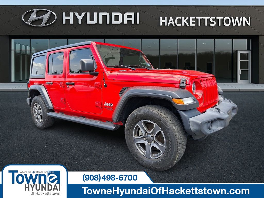 Firecracker Red Clearcoat 2019 Jeep Wrangler Unlimited Sport S 4WD SUV / Crossover Four-Wheel Drive 8-Speed Automatic