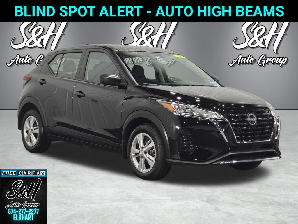 Super Black 2025 Nissan Kicks Play SUV / Crossover Front-Wheel Drive Continuously Variable Transmission