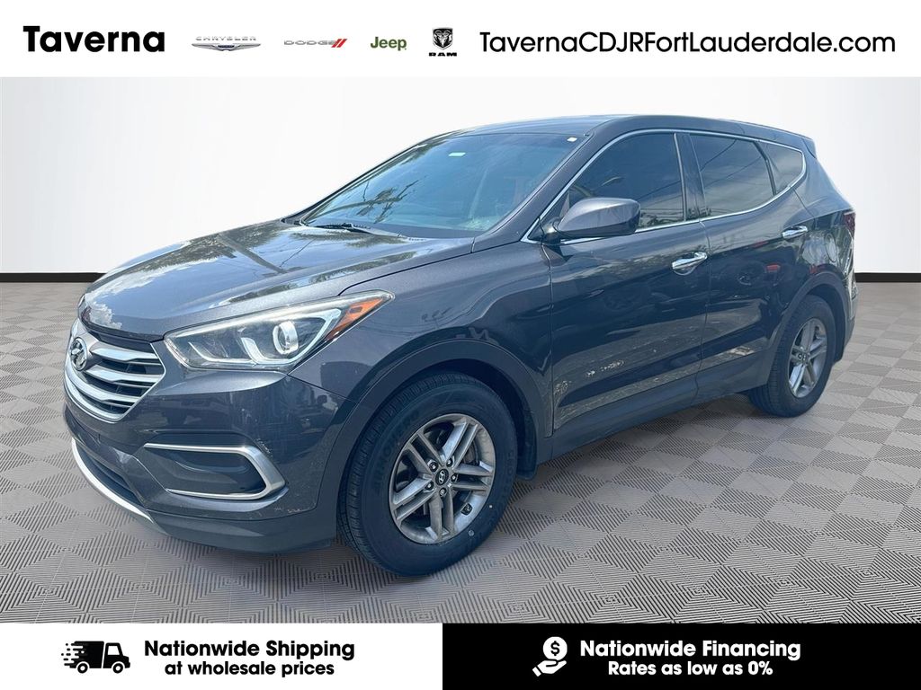 Gray (Platinum Graphite) 2018 Hyundai Santa Fe Sport SUV / Crossover Front-Wheel Drive 6-Speed Automatic