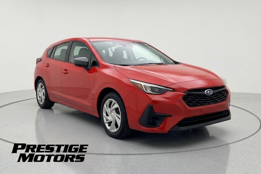 Pure Red 2025 Subaru Impreza Wagon All-Wheel Drive Continuously Variable Transmission