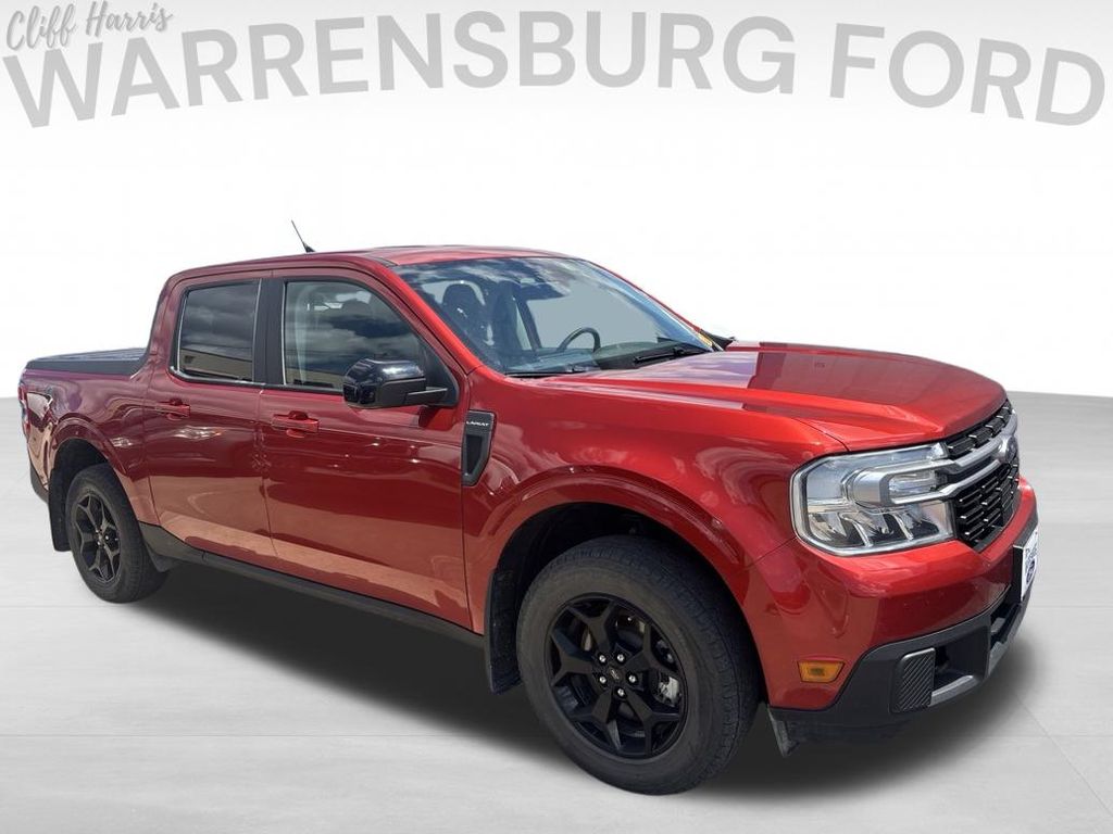 Chili Pepper Red 2024 Ford Maverick Pickup Truck All-Wheel Drive 8-Speed Automatic