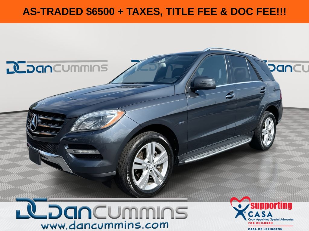 Steel Gray Metallic 2012 Mercedes-Benz M-Class SUV / Crossover All-Wheel Drive 7-Speed Automatic
