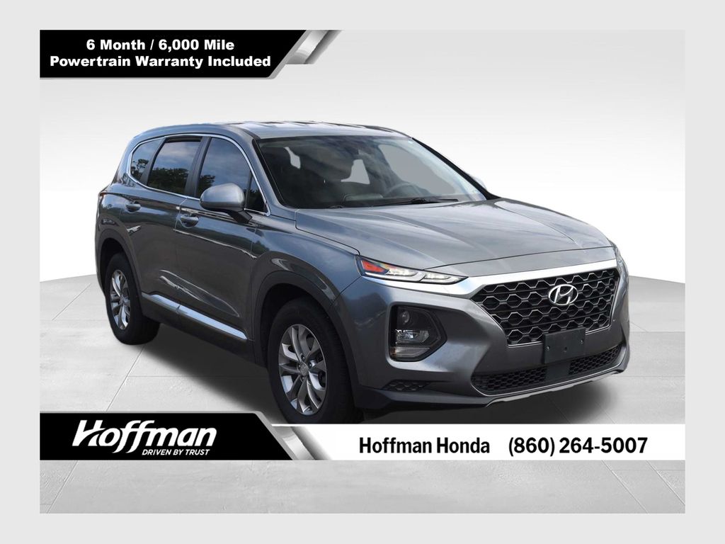 Machine Gray 2019 Hyundai Santa Fe 2.4L SE AWD SUV / Crossover All-Wheel Drive 8-Speed Automatic