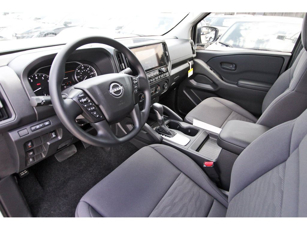 2026 Nissan Frontier S White at South Houston Nissan