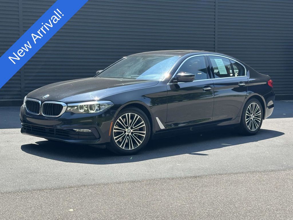 Black Sapphire Metallic 2017 BMW 5 Series Sedan All-Wheel Drive 8-Speed Automatic