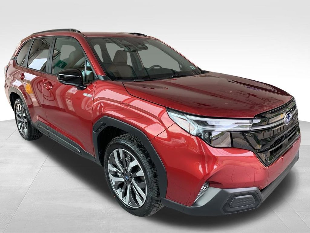 Crimson Red Pearl 2026 Subaru Forester Hybrid Touring AWD SUV / Crossover All-Wheel Drive Continuously Variable Transmission