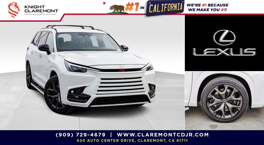 White (Wind Chill Pearl) 2024 Lexus TX Hybrid 500h F SPORT Performance Premium AWD SUV / Crossover All-Wheel Drive 6-Speed Automatic