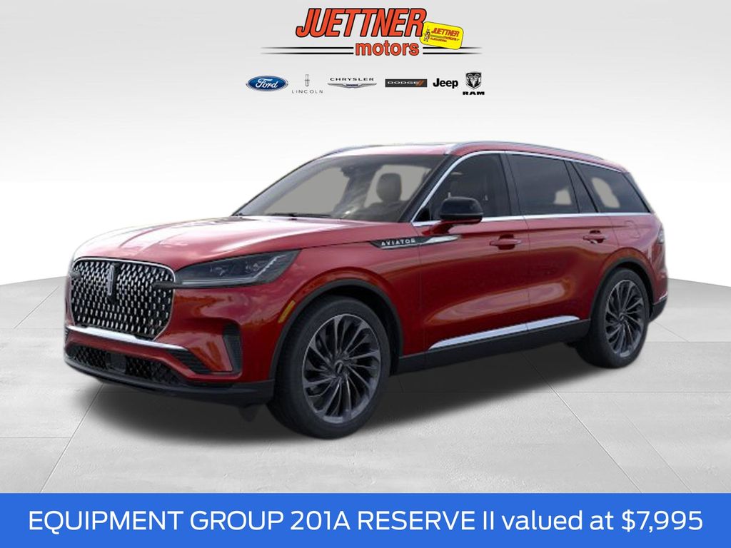 Red 2026 Lincoln Aviator Reserve AWD SUV / Crossover All-Wheel Drive Automatic