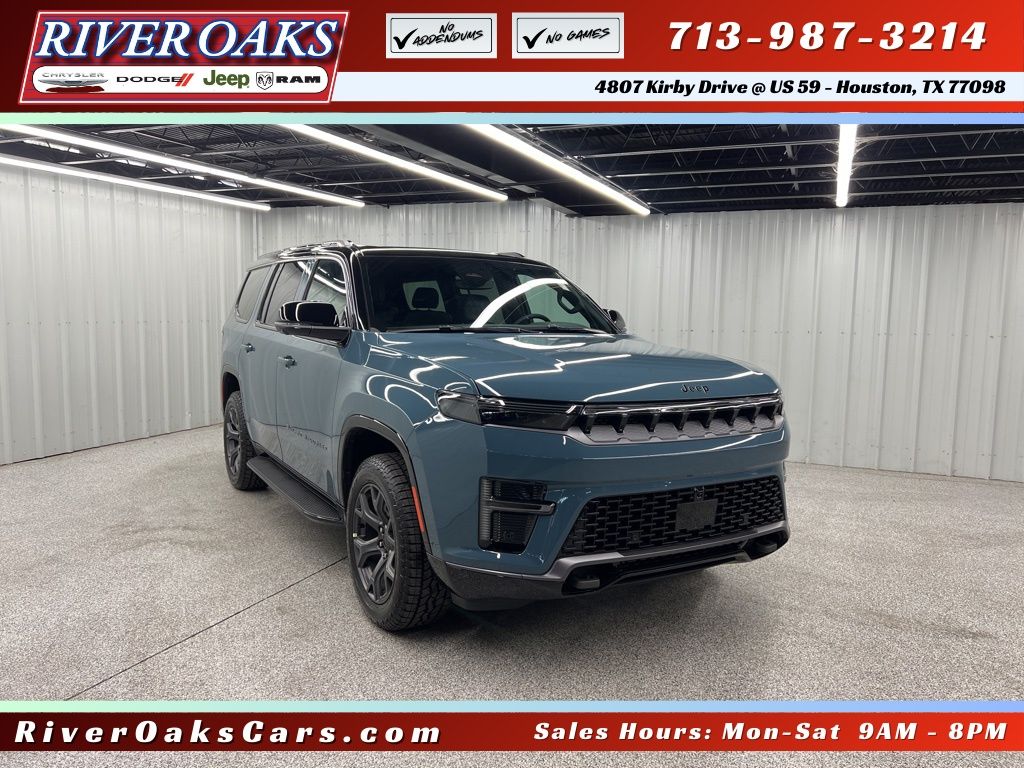 Gray (Steel Blue) 2026 Jeep Grand Wagoneer Upland 4WD SUV / Crossover Four-Wheel Drive 8-Speed Automatic