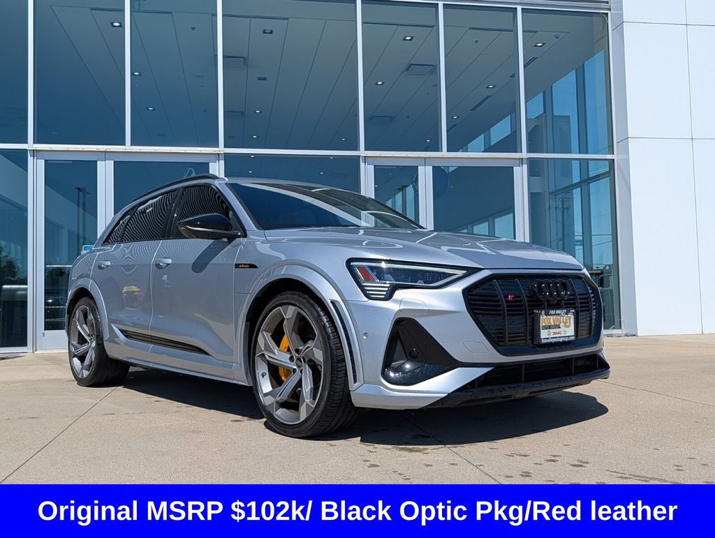 Silver Metallic 2023 Audi e-tron S SUV / Crossover All-Wheel Drive Automatic