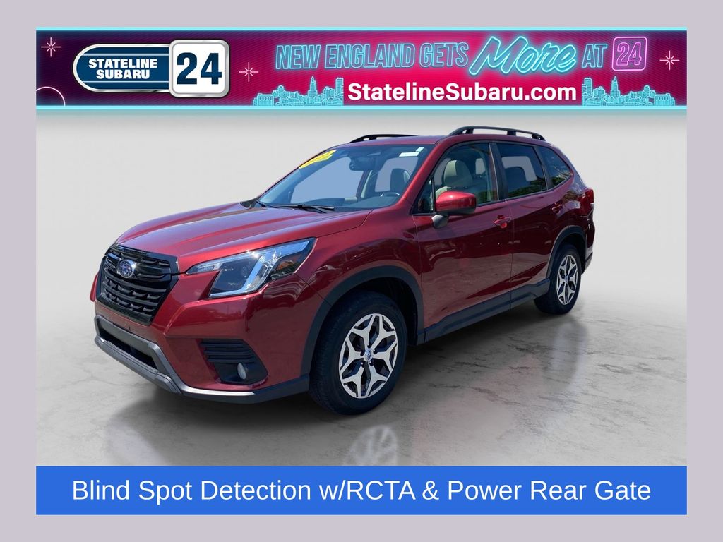 Crimson Red Pearl 2023 Subaru Forester SUV / Crossover All-Wheel Drive Continuously Variable Transmission