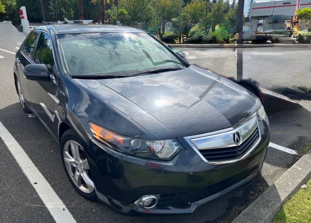 Black 2011 Acura TSX Sedan Front-Wheel Drive 5-Speed Automatic