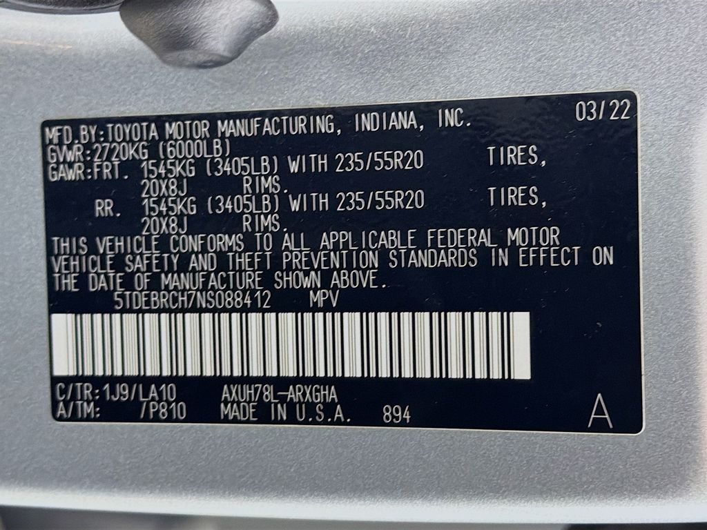 Used 2022 Toyota Highlander Hybrid SUV