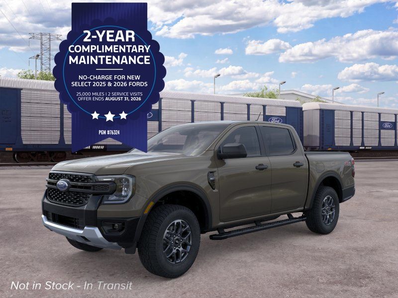 Marsh Gray 2026 Ford Ranger Pickup Truck Four-Wheel Drive Automatic