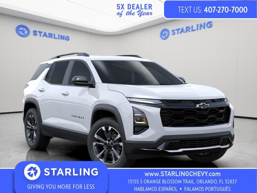 Polar White Tricoat 2026 Chevrolet Equinox SUV / Crossover Front-Wheel Drive Continuously Variable Transmission