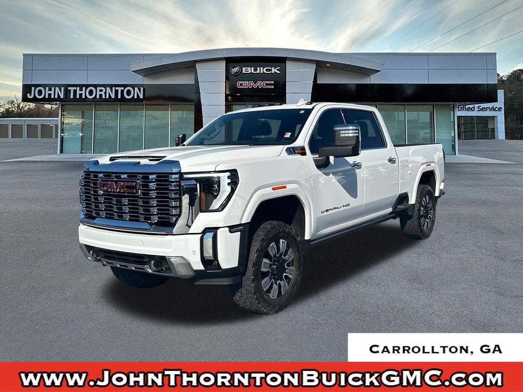 Summit White 2024 GMC Sierra 2500HD Pickup Truck Four-Wheel Drive Automatic