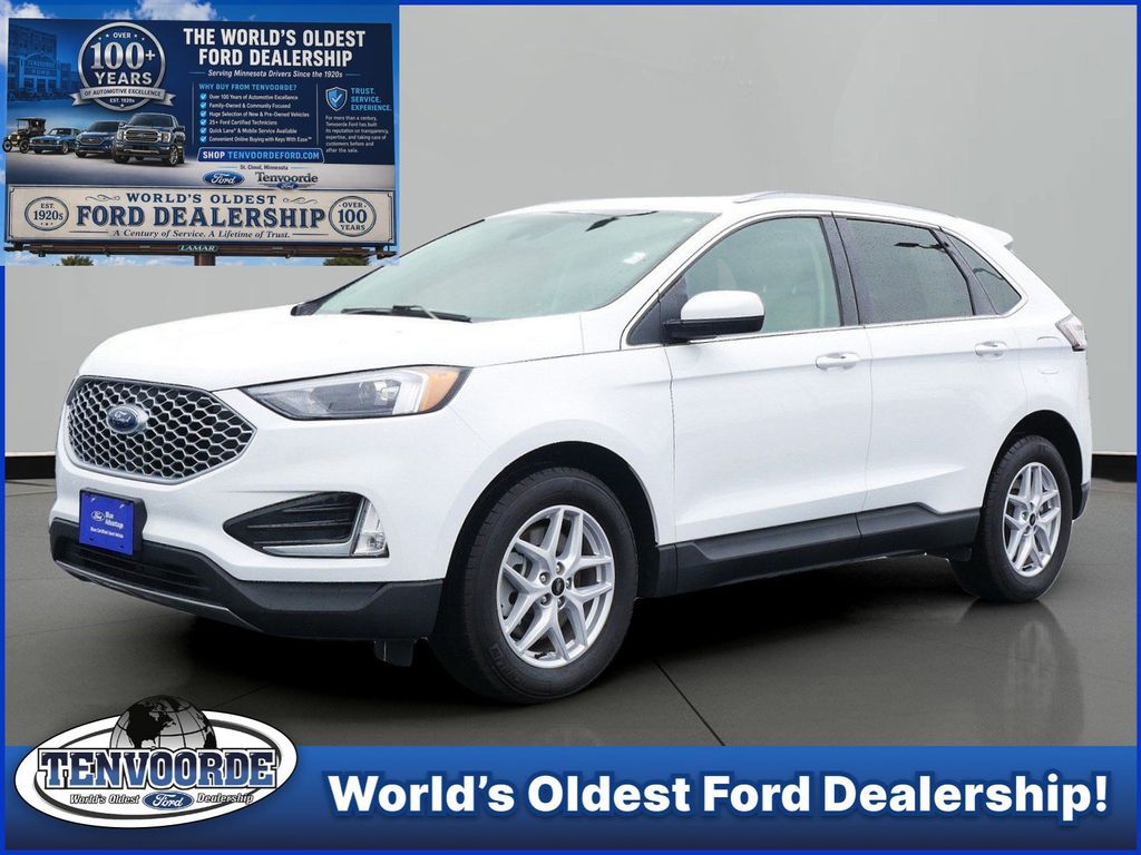 Oxford White 2023 Ford Edge SUV / Crossover All-Wheel Drive 8-Speed Automatic