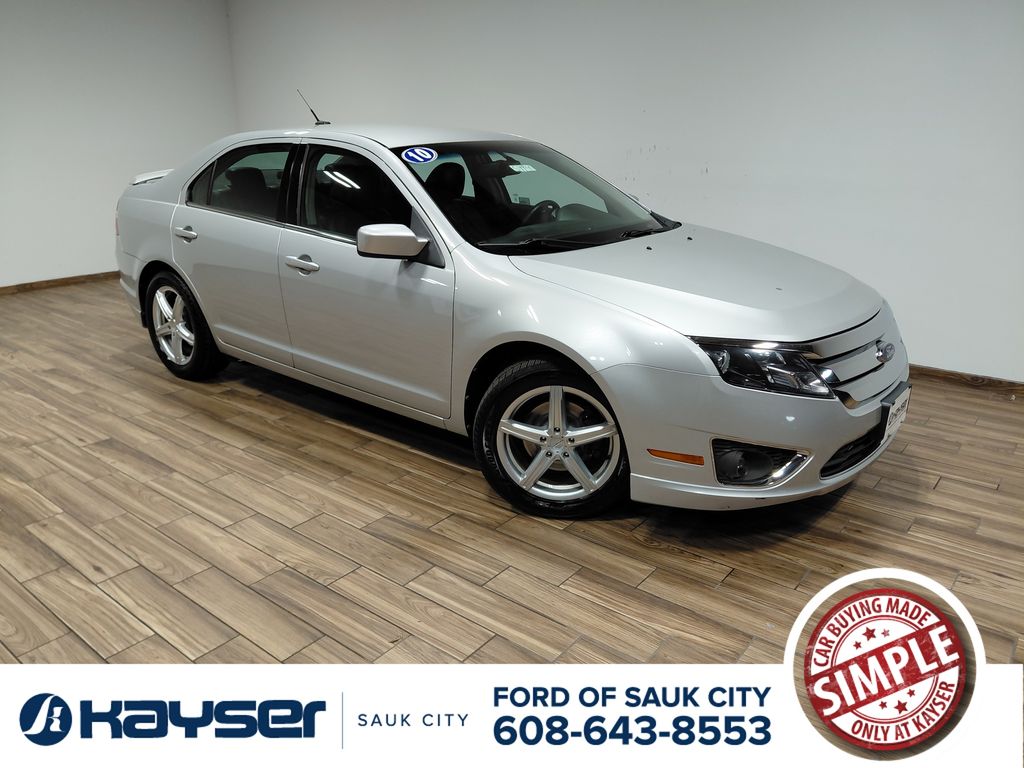 Silver 2010 Ford Fusion Sedan Front-Wheel Drive 6-Speed Automatic